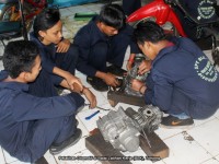 Pelatihan Montir Motor di UPT-BLK Tahun 2016